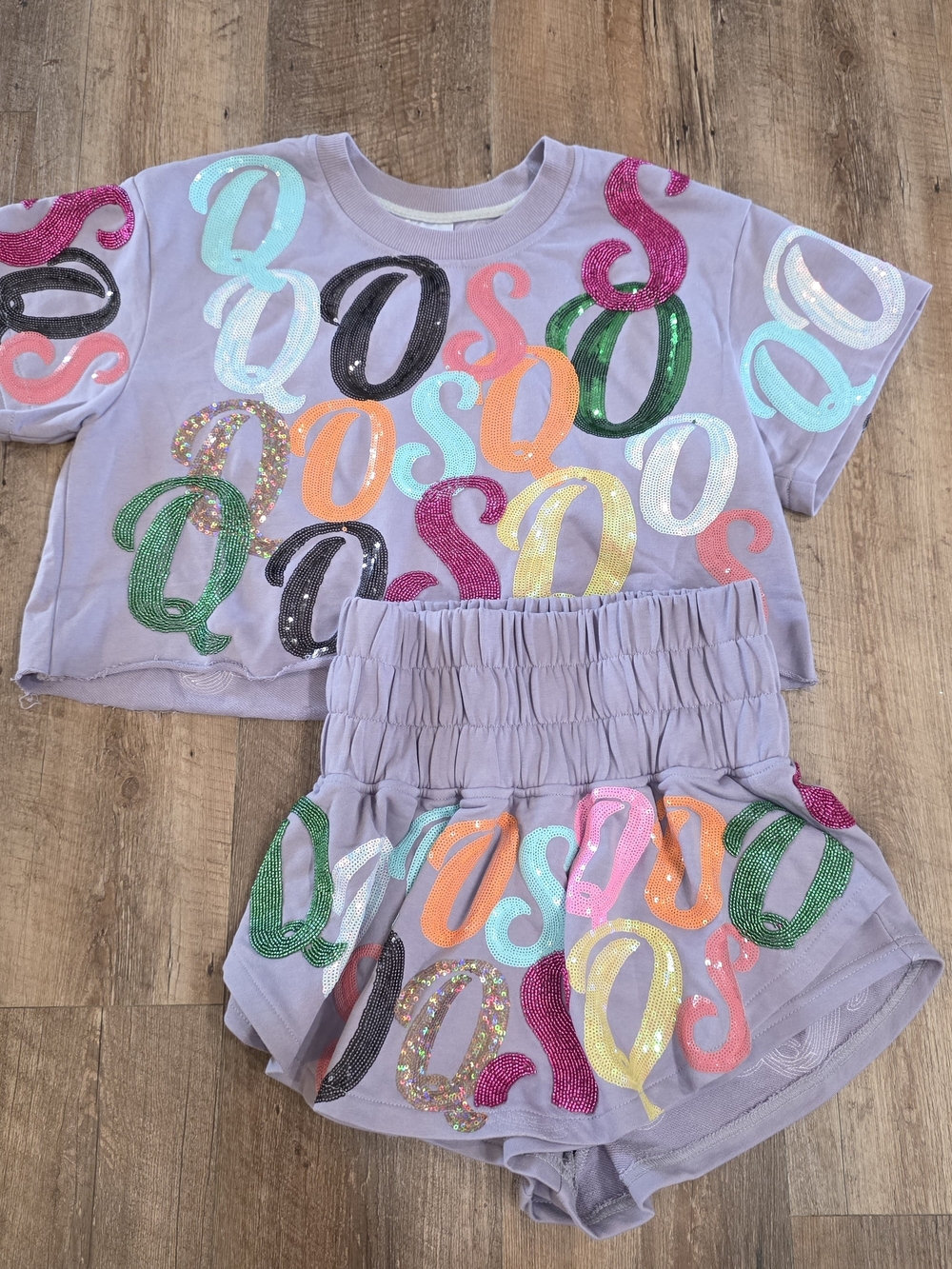 QOS Queen Of Sparkles Skort Set Size XS Nwot